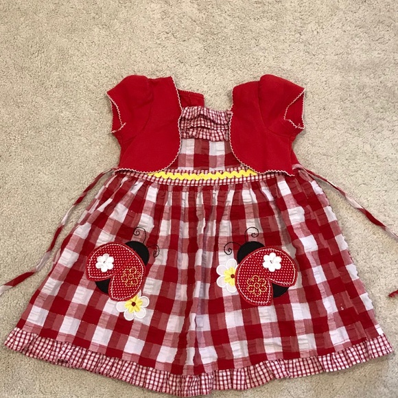 Youngland Ladybug dress - Picture 1 of 2